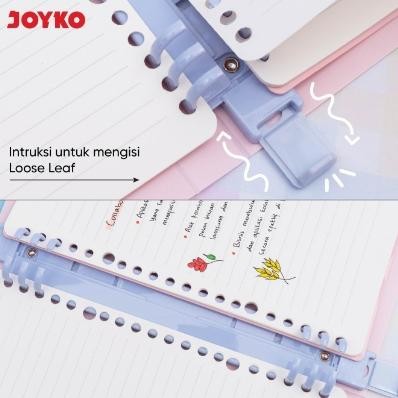 

Joyko Binder Note BN-102 A5~B5 Warna Menarik