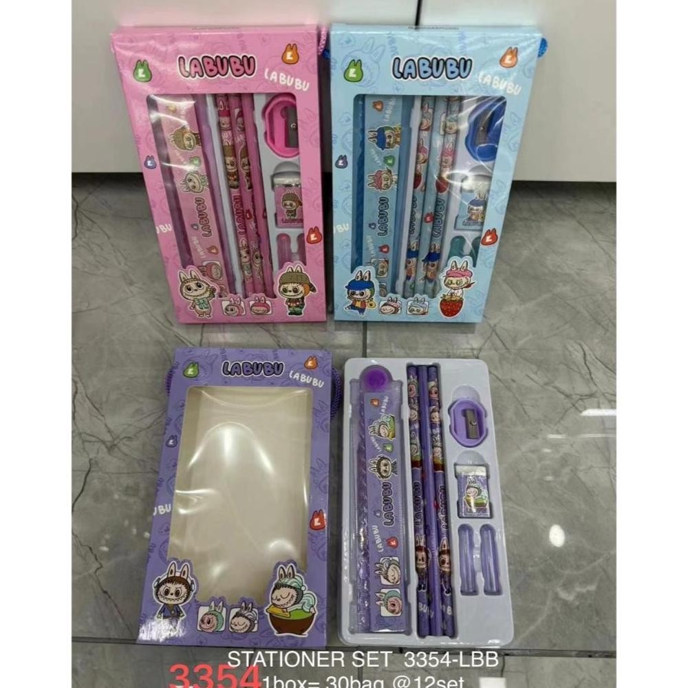 

Premium Study Set / Stationery / Alat Tulis Set Karakter Anak Labubu Promo