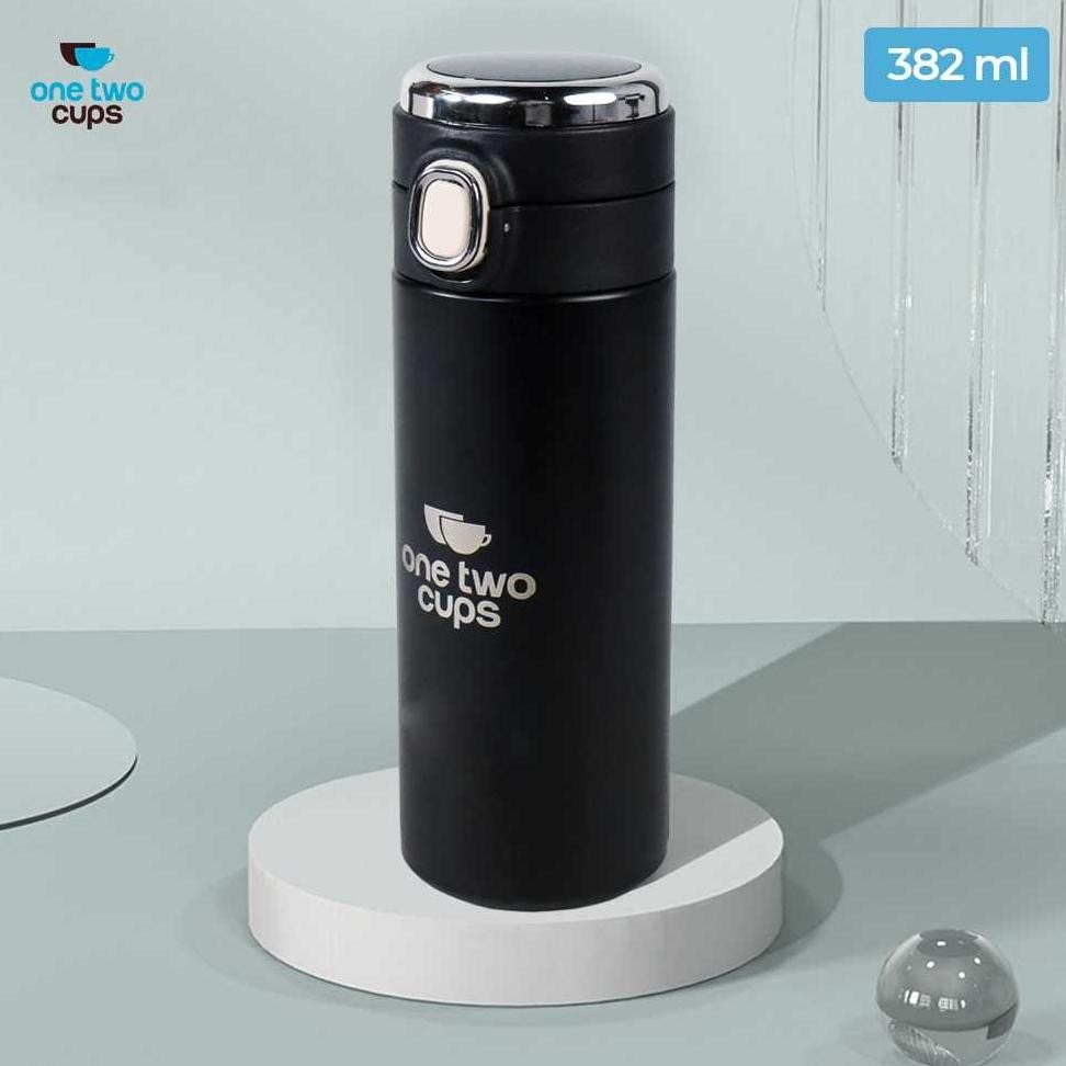 Botol Air Minum Termos Tumbler Temperature  Suhu Smart LCD Display 382ml - OTC