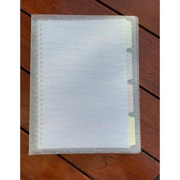 

WENGU Binder Note B5 Cover Glitter Soft Color Ring Plastik (B0167)