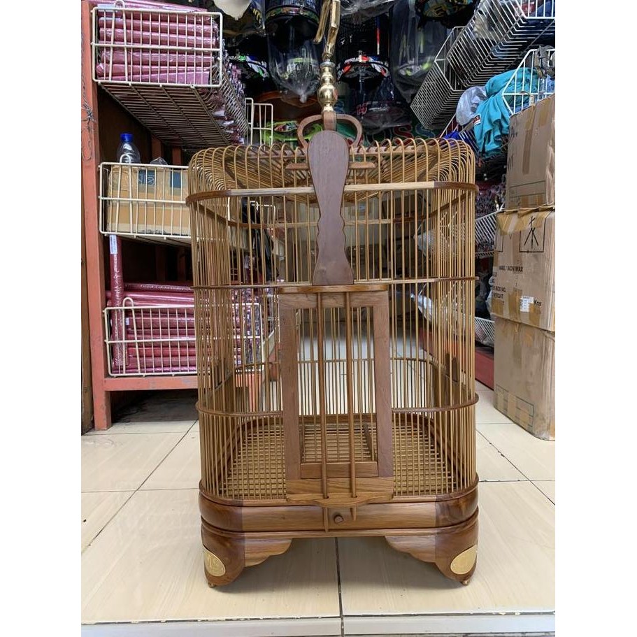 SANGKAR KANDANG ANIS OVAL JATI CMS PREMIUM