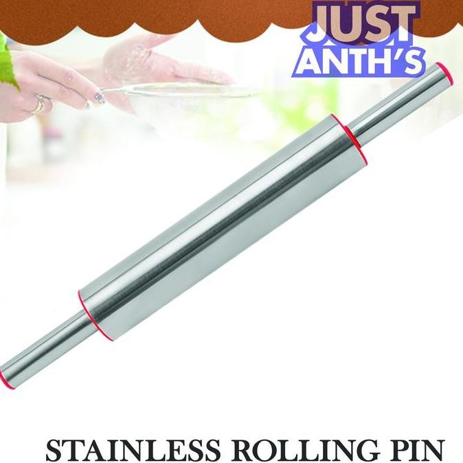 

Premium Rolling Pin Stainless Panjang 44Cm