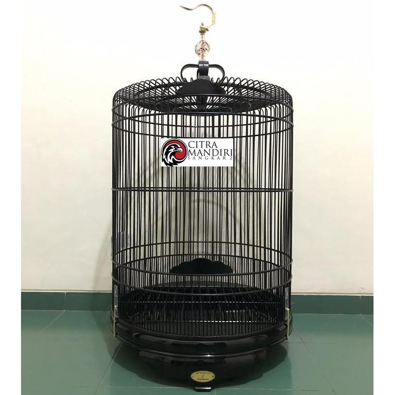 Sangkar Kandang Burung Murai No 2 BNR Black Reborn PVC Original Asli