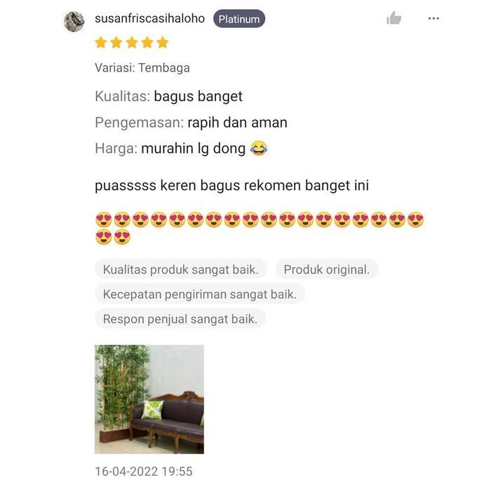 Pohon Bambu Partisi Artifcial Plastik 170Cm Penyekat Ruangan Hiasan Dekorasi Rumah  Penghalang Ruang
