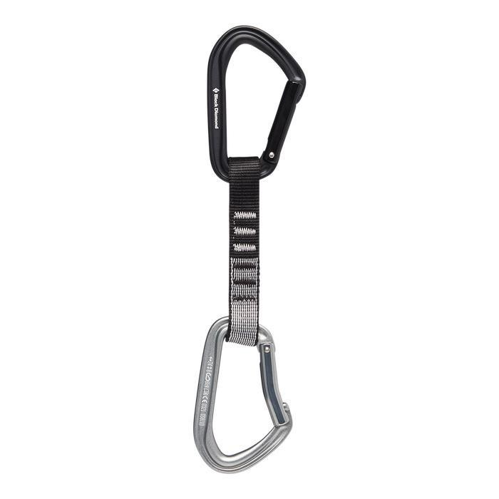 Black Diamond Hotforge Quickdraw 12Cm Light Gray - Carabiner Original Dan Terpercaya