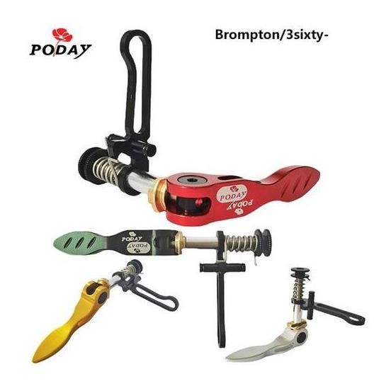 SEATCLAMP SEATPOST PODAY UNTUK FOR BROMPTON SEAT CLAMP KLEM  FULSET TITANIUM AXLE ACEOFFIX ACE ALLOY