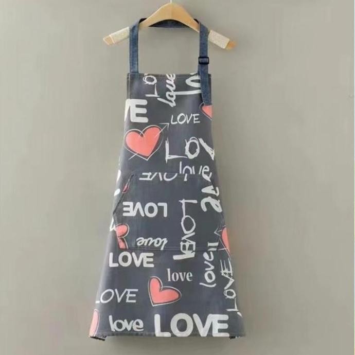 

Terlaris Apron Celemek Masak Pelindung Baju Anti Kotor Waterproof / Apron Masak / Apron Barista Celemek Masak / Apron Waterproof Celemek