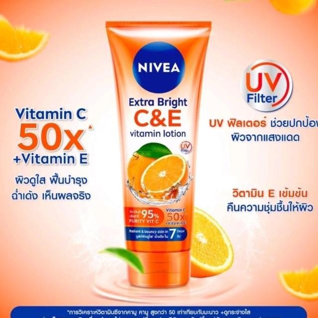Nivea Body Lotion Sunblo Spf 50 C 320 Ml Jumbo Thailand