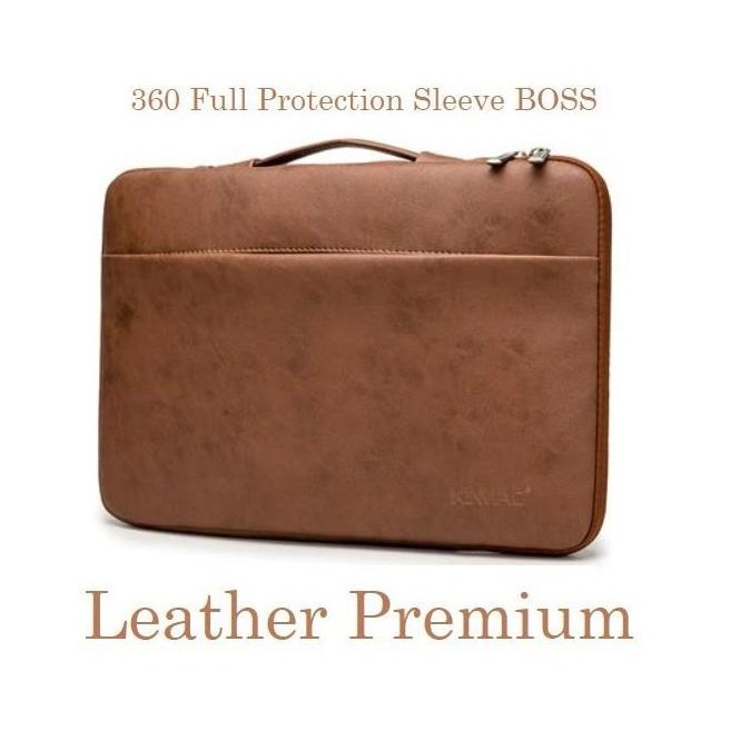 Laptop Hp Envy X360 Touch Ryzen 5 15" Tas Sleeve Genuine Leather Brown Co