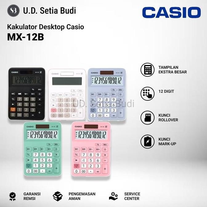 

New Product - Kalkulator Casio Mx-12B Baru Dan Asli Kiarastoreku
