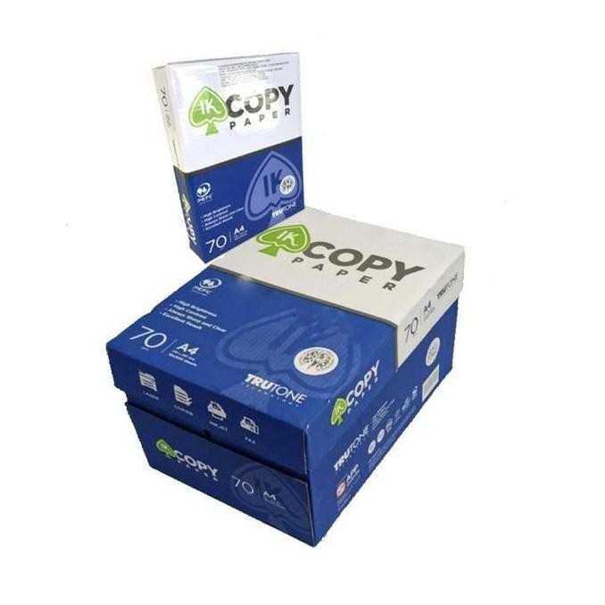 

New Product - Ik Copy Paper A4 70Gsm/1 Box 5 Rim/Khusus Gojek Grab Kiarastoreku