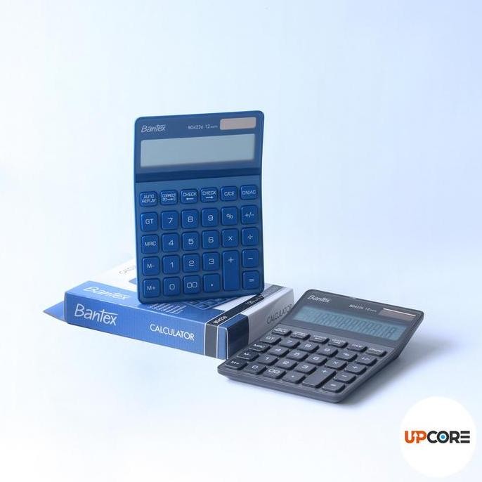 

New Product - Bantex Kalkulator 12 Digit Bahan Metal Dual Power Tampilan Besar Garansi 3 Tahun Bd4226 Kiarastoreku