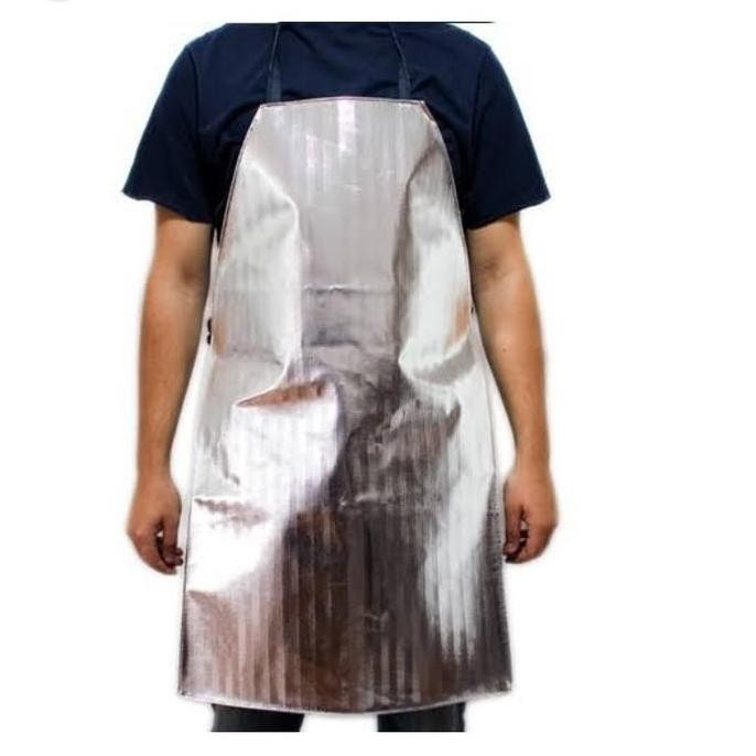 

Terlaris Apron Celemek Alumunium Foil Alumunized Safety Tahan Panas