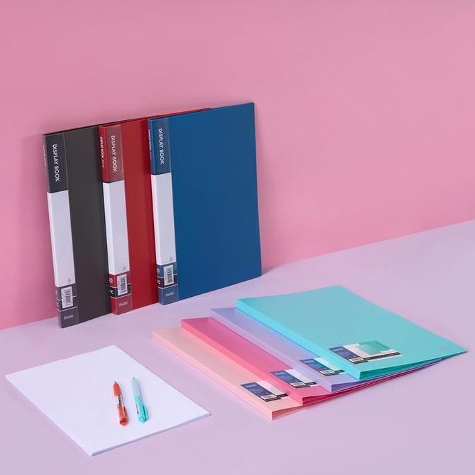

New Product - Bantex Clear Holder / Display Book 40 Pocket Bahan Pp Anti-Static Warna Pastel Bf4107 Kiarastoreku