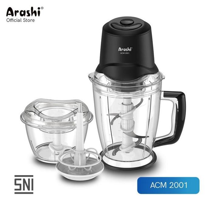 

Terlaris Arashi Chopper Machine Acm 2001 / Penggiling Bumbu & Daging / 2L