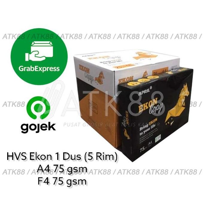 

New Product - Hvs Ekon A4 / F4 75 Gr 1 Dus Gosend Kiarastoreku
