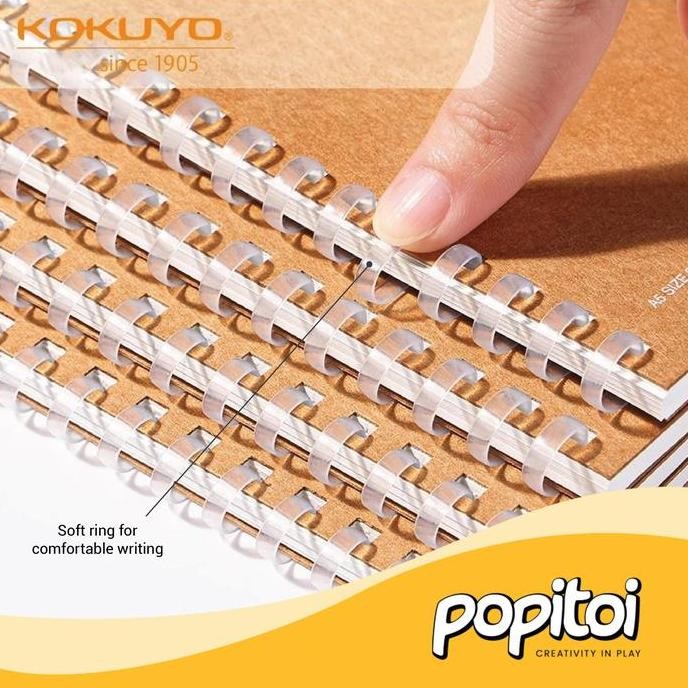 

New Product - Kokuyo Campus Soft Ring Notebook Kraft Cover B5 A5 Buku Tulis 360 Kiarastoreku