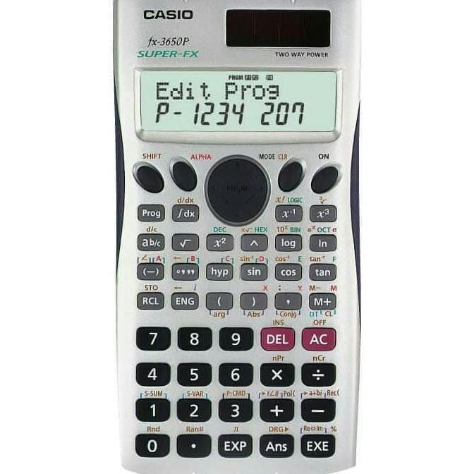 

New Product - Kalkulator/Calculator Scentific/Casio Fx-3650P/Program#Stok Terbatas Kiarastoreku