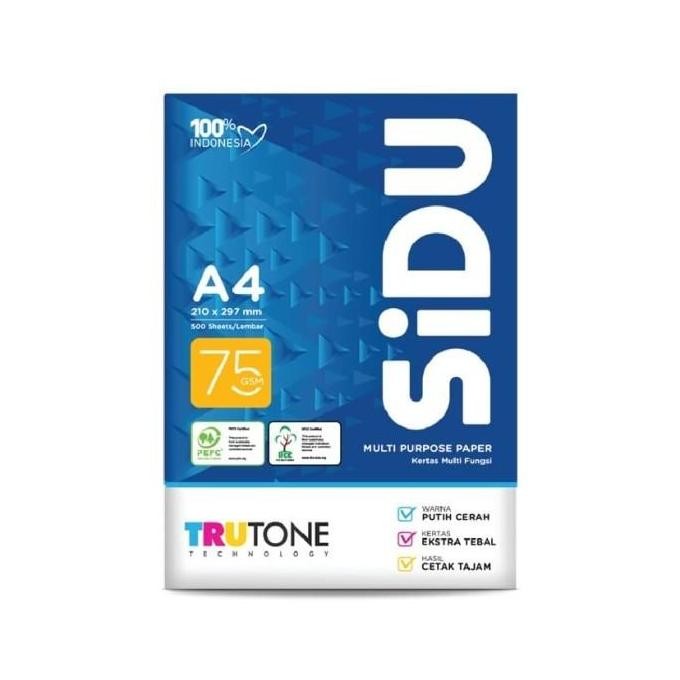 

New Product - Kertas Hvs Sidu Sinar Dunia A4 Print Fotocopy 75Grm Putih Paper Stationery Sekolah Kiarastoreku