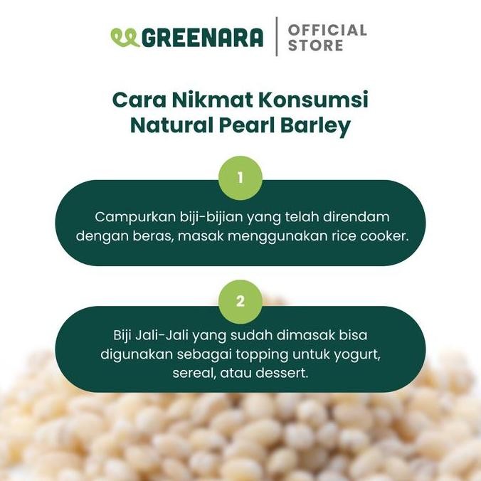 

ID | BIJI JALI - JALI 250GR / NATURAL PEARL BARLEY