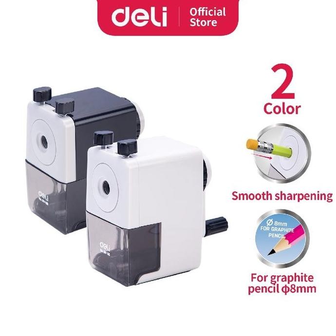 

Deli Rautan Pensil Putar Pisau Kualitas Tinggi Tahan Lama Anti Slip Berdiri Stabil Di Meja E0616B Stationery Co