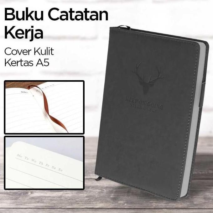 

Buku Catatan Harian Notebook Diary Cover Kulit 180 Lembar A5 - Cw-5025 Co