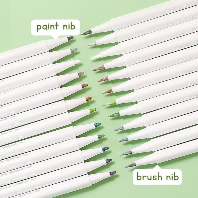 

New Product - [Creativ] Shands Metallic Pen Series Brush Or Marker Set 12Pc Kiarastoreku