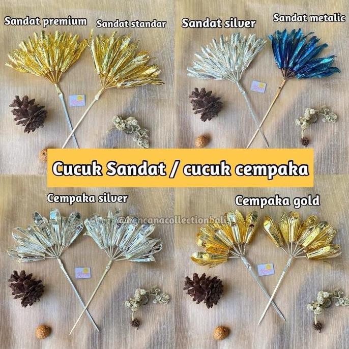 NEW Cucuk Sandat & cucuk cempaka Gold/Silver hiasan rambut Bali