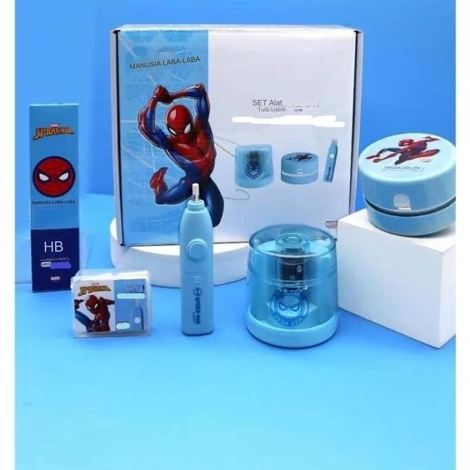 

Peraut Pensil Set Elektrik Frozen Spiderman, Pencil Sharpener Disney Co