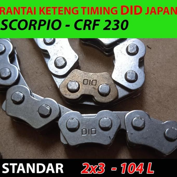 Rantai Keteng Scorpio Crf 230 Standar Did Tiger Stroke Up 104 Mata