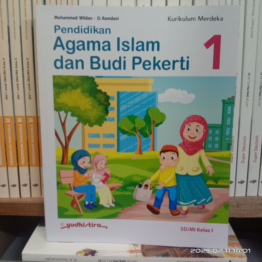 Pendidikan Agama Islam Dan Budi Pekerti SD 1 Kurikulum Merdeka Yudhistira / Buku Agama Islam Kelas 1