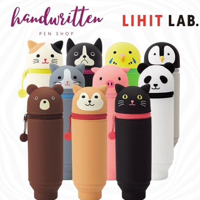 

Lihit Lab A-7712 Punilabo Silicone Standing Pen Case / Tempat Pensil Co