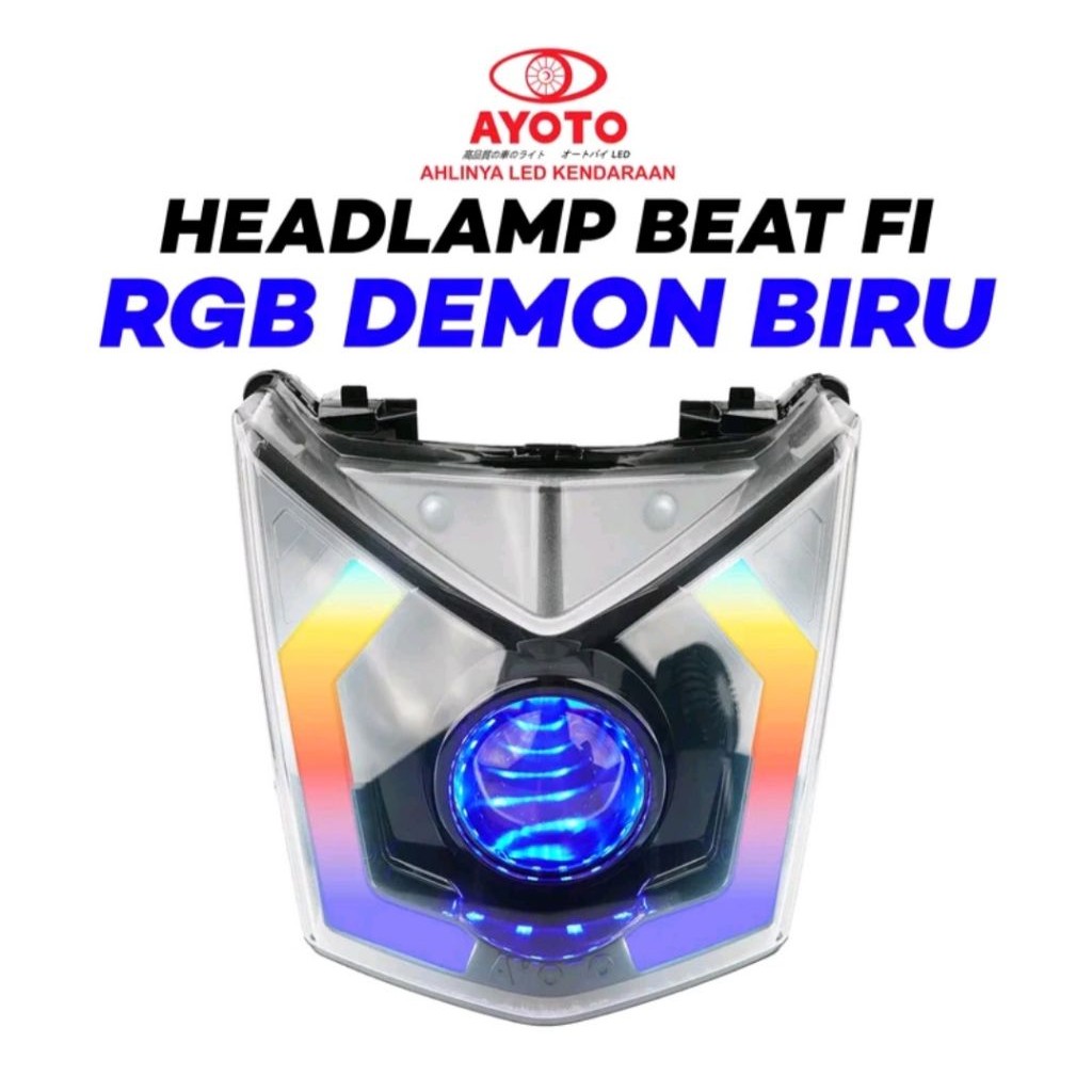 Headlamp reflektor lampu depan beat fi dan Esp 2013-2016 PREMIUM PROJIE PROJECTOR