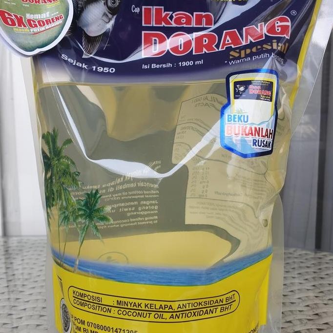 

Promo Minyak Goreng Ikan Dorang (Asli Minyak Kelapa)