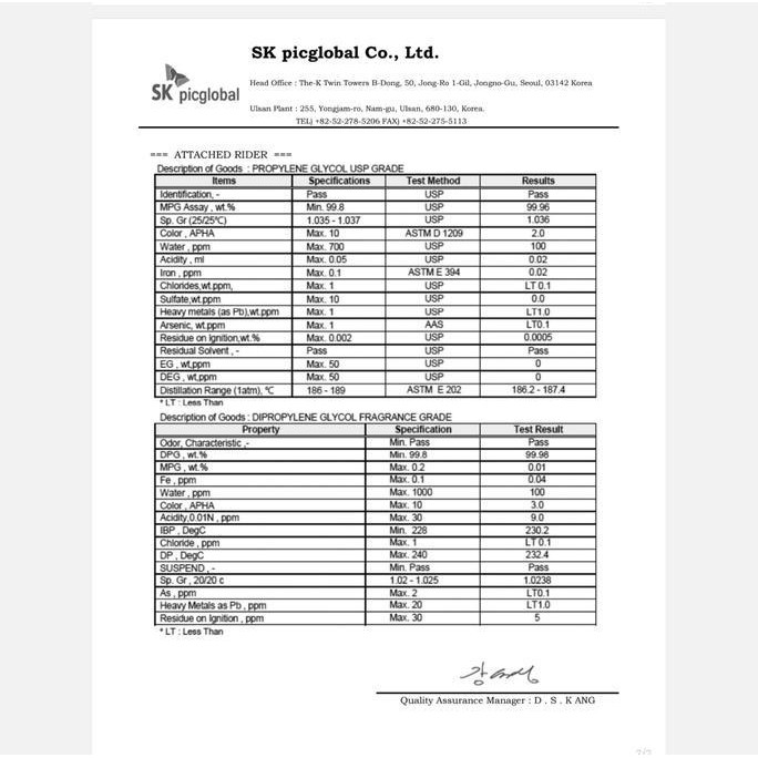 

Grosir Propylene Glycol 1Kg / Pg 1 Kg / Propilen Glikol 1Kg