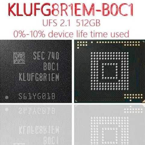 Ic Klufg8R1Em-B0C1 Ufs 2.1 Samsung Sec 512Gb Kluf Bga153 Klufg8R1Em Co