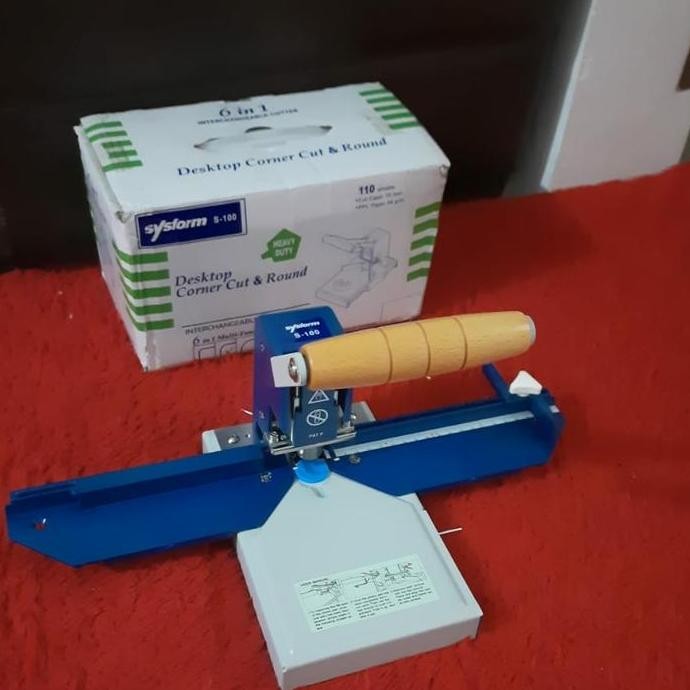 

Mesin Coak Pingul Sudut U Kalender Multifungsi 6In1 Cut & Round Co