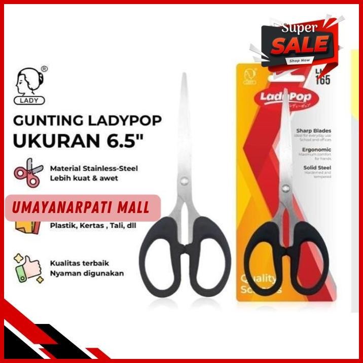 

GUNTING KERTAS SIZE SEDANG MEDIUM TANGGUNG 6.5" INCH 838 165 STAINLESS BEST PRODUCT