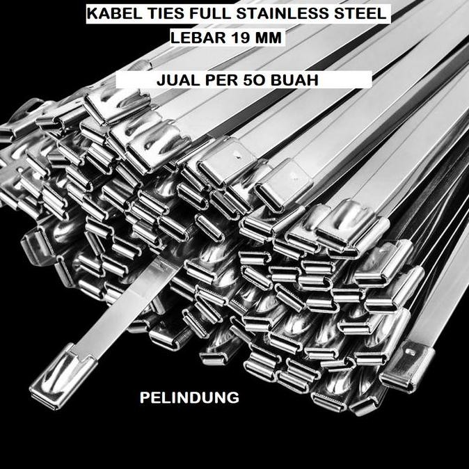 

Per 50 Cable Ties Strapping Lebar 19 Mm X 1 Meter Pengikat Barang Co