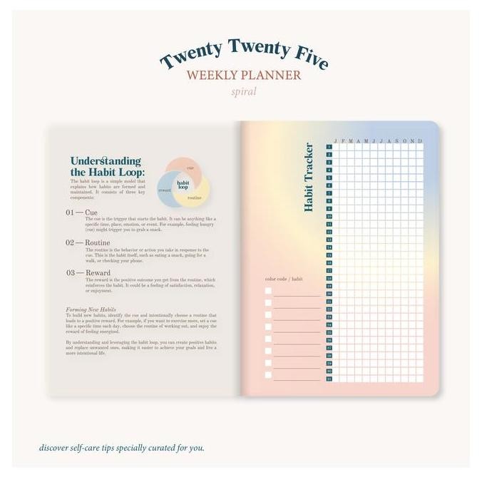 

2025 Weekly Planner Agenda Leather By Paperie Lab Gold Stationery Co