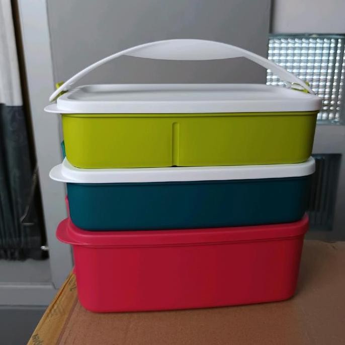 Ctg Deep & Bestie Tupperware/ Rantang 3 Susun Tupperware Co