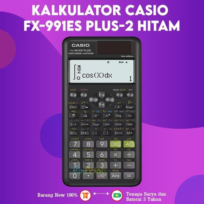 

Casio Calculator Fx 991 Es Plus-2 - Black Pink Blue Original Kalkulator Co