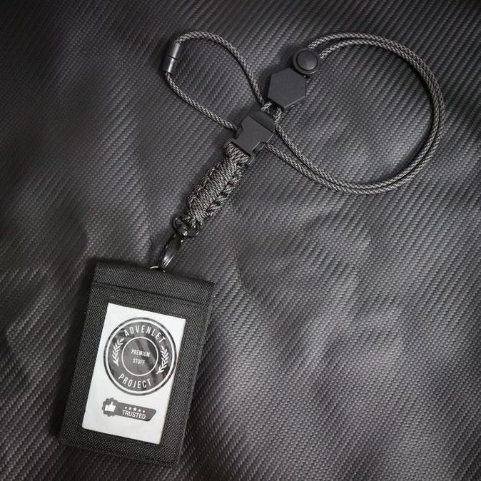 

Lanyard Id Card Kanvas Tactical Militer Polri Tali Paracord Co
