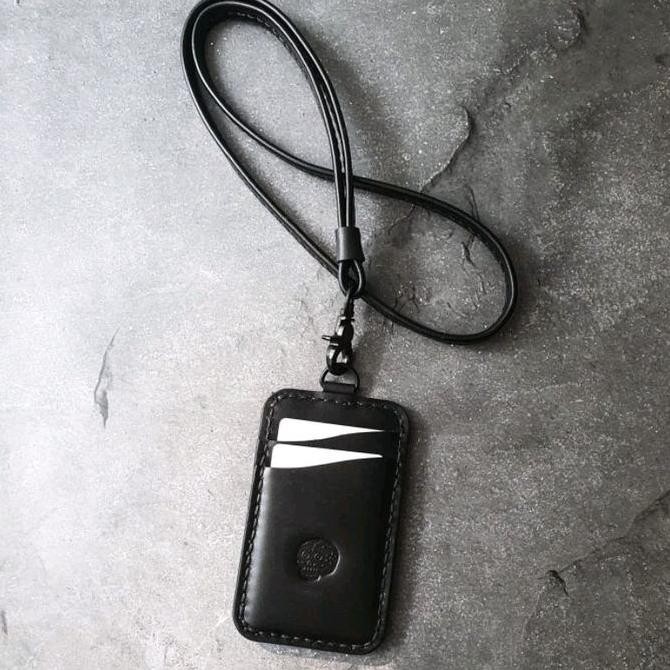 

Bds Detroit - Handmade Leather, Mens Lanyard Id Card Holder Co