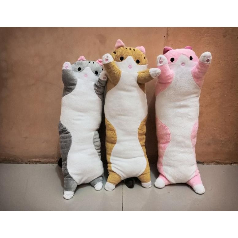 Guling Kucing Panjang/Bantal Guling Kucing/Boneka Kucing Murah New