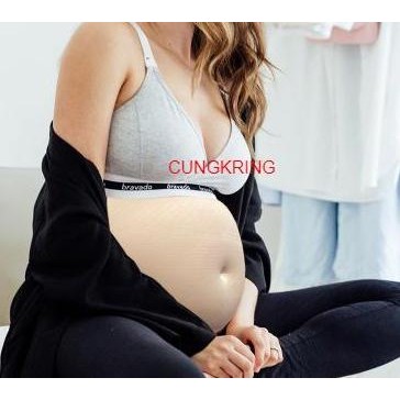 CC perut palsu wanita hamil perut kehamilan palsu kapas bernapas spons ringan perut palsu