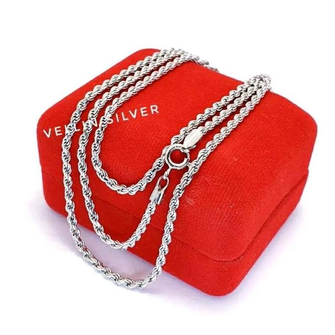 Kalung Perak Pria Model Tambang Silver 925 GJ