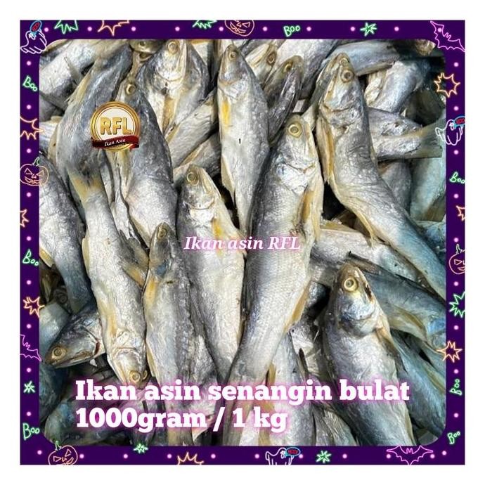 

Ikan Asin Senangin Bulat Super 1000Gram / 1 Kg
