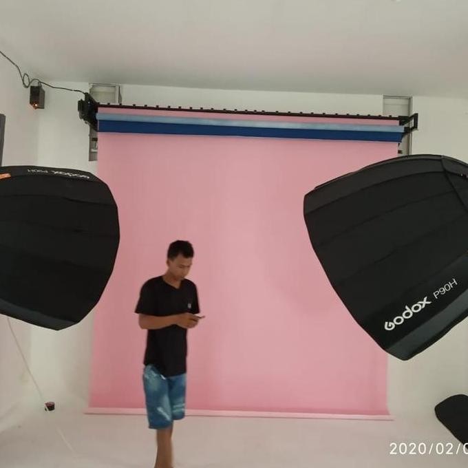 NEW roll elektrik background studio foto 3 bar berikut 3 lbr background ka