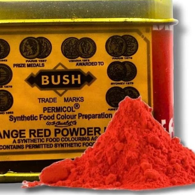 

Produk Terbaik] BUSH COLOUR ORANGE RED 100 GRAM